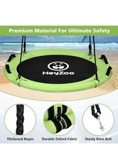 HeyZoo Tree Swing, Saucer Swing 40 Inch for Kids, 900lbs Weight Capacity, wit…