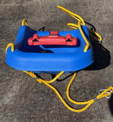 Little Tikes 2-in-1 Snug and Secure Swing, High Back , Blue & Mounting Straps