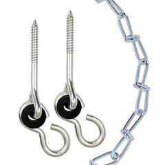 KOCH Galvanized Steel Swing Set 500 lb Silver