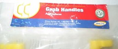 2 pc 9 inch Plastic Playground Safety Handles Climbing Frame Grab Bars Yellow