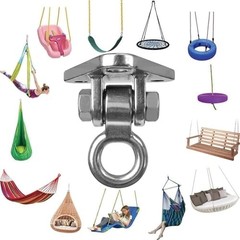 2-Pack Heavy Duty Swing Hanger Bracket, 1000 lbs Capacity, 304 3 holes-2Pack