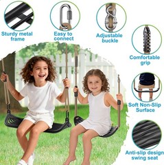 Swing Set Brackets, Heavy-Duty A-Frame Set Hardware, with 2 A-Frame Swing Bracke