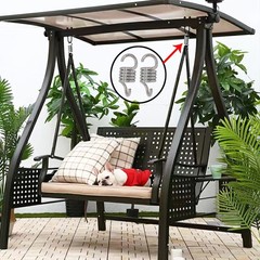 Porch Swing Springs Heavy Duty 2Pk Hammock Chair Suspension 750Lb Zinc Plated