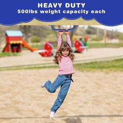 6 Pack 17-Inch Safety Handle, Heavy Duty Metal Safety Playground Handles, Ind…