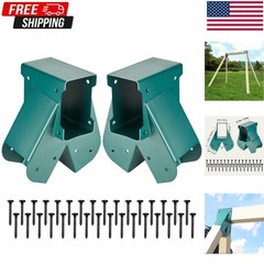 A-Frame Middle Swing Set Bracket Kit, Wood Swing Hardware for Outdoor Playground