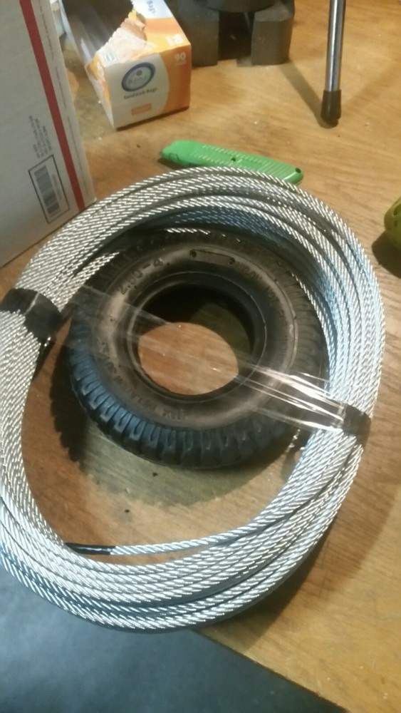 10ft of Additional 7/32 Diameter Zip Line Cable for D&D Flyer Zip Line Kits