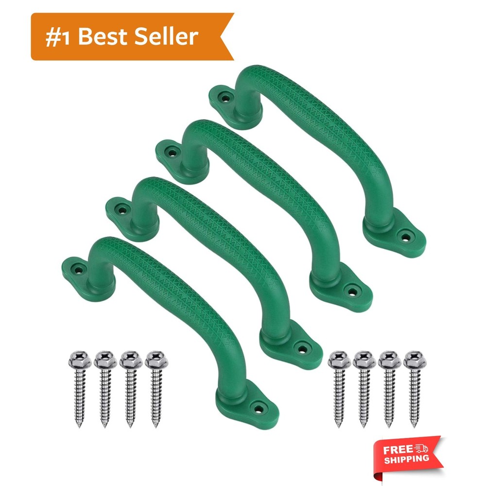 Set of 4 Safety Playground Handles,Swing Set Kids Safety Hand Grips for Plays…