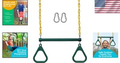 Trapeze Swing Bar Set for Backyard Fun