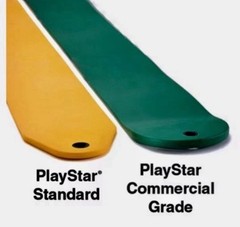 PlayStar Commercial Grade Swing Seat Green Heavy Duty Rubber Coated Chains
