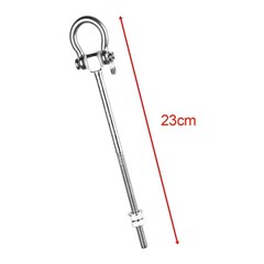 2 Pieces Stainless Steel Swing Hangers Rustproof Hardware Swing Sets Screw