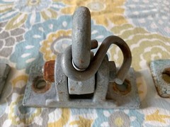 Lot Of 3 Heavy Duty Playset Swing set SWING HANGER 5-1/4”x2” base