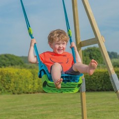 Tp Toys Baby Swing – Comfy Toddler Swing Seat Kids Outdoor Toys Quadpod