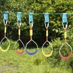 Set of 5 Carabiners for Ninja Slackline. Triangle Shaped Quick Links for Ninj…