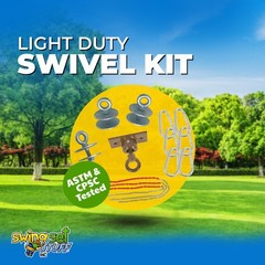 SWING SET STUFF INC. LIGHT DUTY TIRE SWIVEL KIT (RED) kids fun boy girl 0302