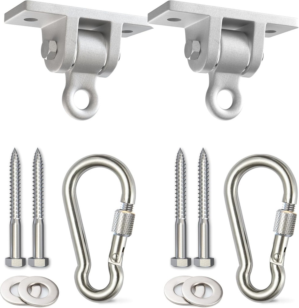 Versatile Heavy Duty Swing Set Hangers for Yoga & Playground – 300 lbs Support