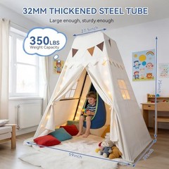 Kids Swing Stand with Pod Tent Indoor Outdoor 330LBS