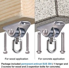 Heavy-Duty Stainless Steel Swing Mount – 1000 LB Capacity for Versatile Use