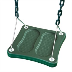 Swing-N-Slide NE 5041 Stand-Up Swing with 14″ x 14″ Swing Base and Coated Cha…
