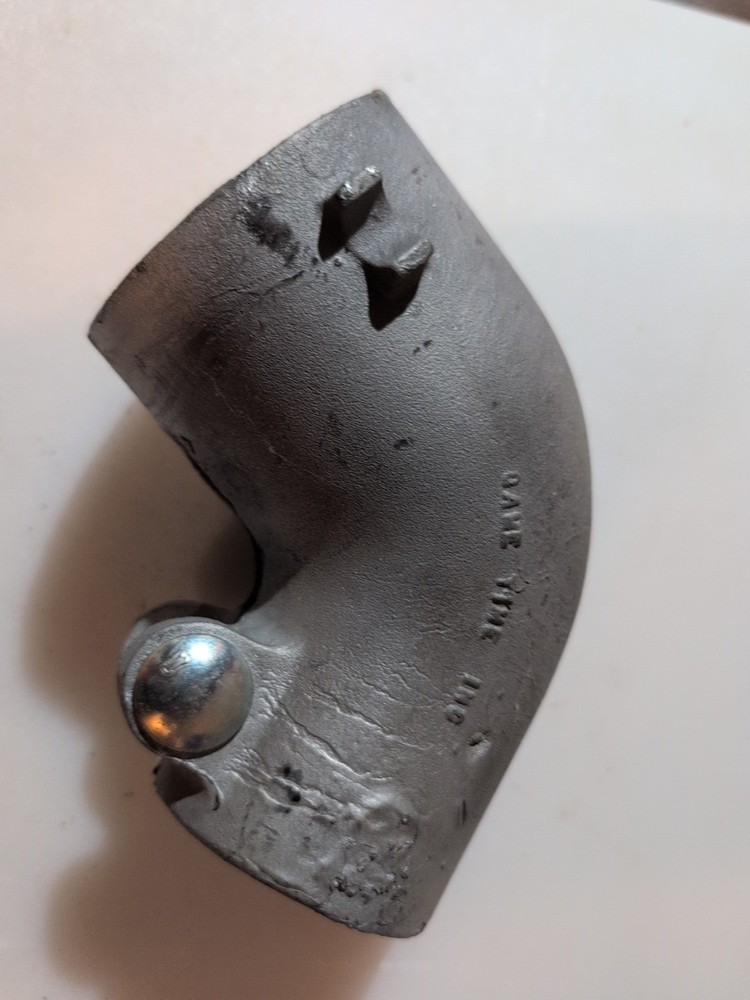 GameTime Galvanized 3 1/2″ O.D. to 2 3/8″ I.D. Swing Set Pipe End Bracket – NOS