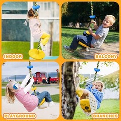 ASTM Approved Kids Climbing Rope Swing with Easy Installation & Accessories