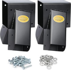 BETOOL Heavy Duty A Frame Swing Set Brackets – 2pcs Rust-Resistant Black
