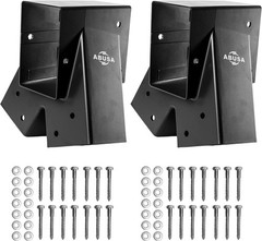 Outdoor Playground Hardware A Frame Brackets Black