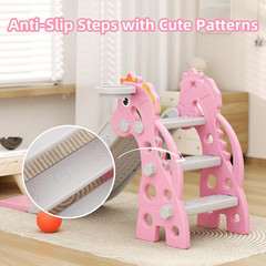in Toddler Slide – 46. Inch Long Slide, 10-Min Easy Assembly, Foldable Anti-Tip