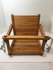Wooden Baby Hanging Swing Seat Gym-Dandy GLIDER – RIDER 1970 Collector’s Item.