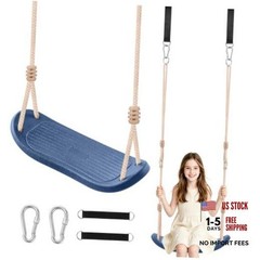 Kids Tree Swings for Trees, Heavy Duty Ergonomic Contoured Swing Seat for Blue