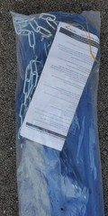 Swing-N-Slide Heavy Duty Belted Swing Seat Blue coated Chain NOS Sealed FREE S&H