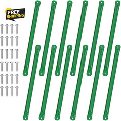 21″ Monkey Bars Kit 12PCS Metal Playground Ladder Rungs Swing Set Green