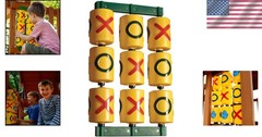 Swing Set Tic Tac Toe Spinner Panel, Yellow